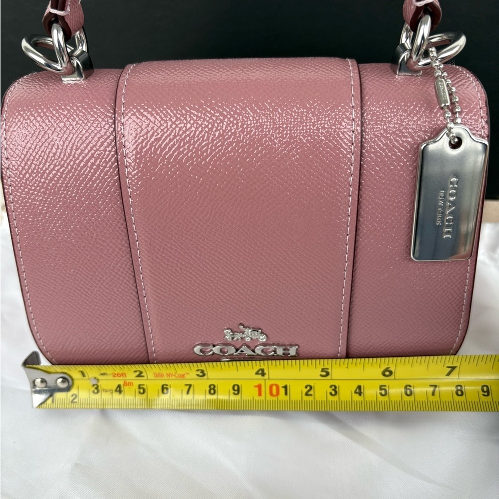 Coach Lysa Top Handle Silver/Dusty Rose - Picture 8 of 11